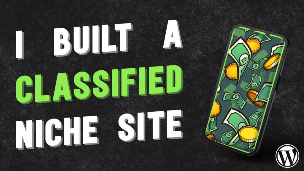 I built a classified website on WordPress